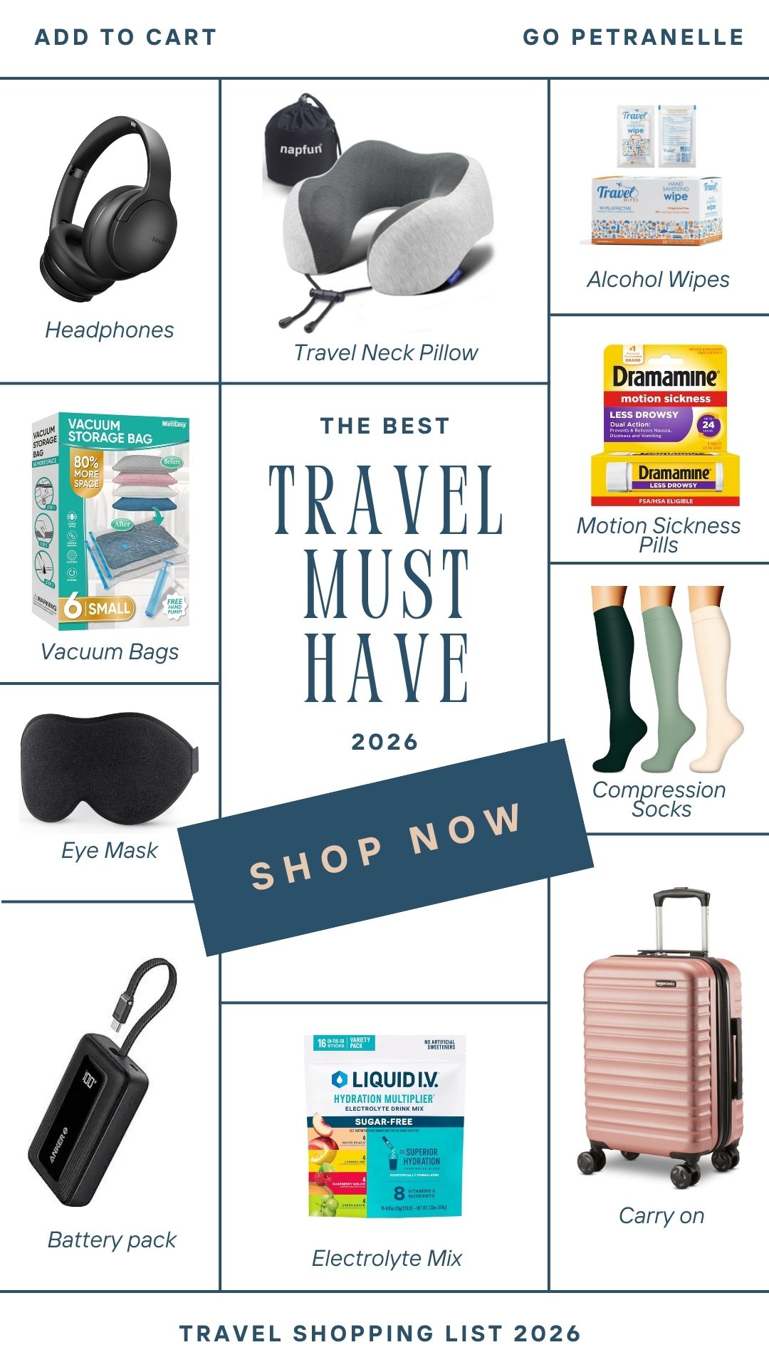GoPetranelle Travel Must-Have Shopping List 2026